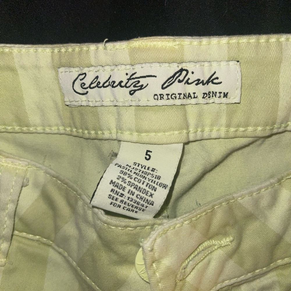 Yellow celebrity pink size 5 jeans